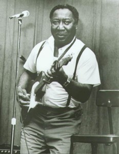 Muddy Waters e a sua guitarra